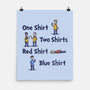 Red Shirt Blue Shirt-None-Matte-Poster-kg07