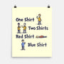 Red Shirt Blue Shirt-None-Matte-Poster-kg07