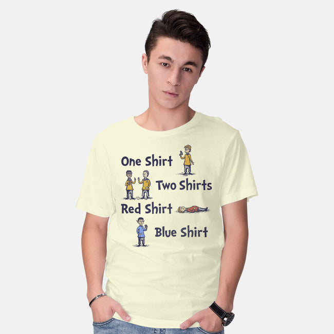 Red Shirt Blue Shirt-Mens-Basic-Tee-kg07