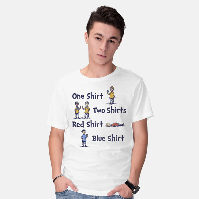 Red Shirt Blue Shirt-Mens-Basic-Tee-kg07