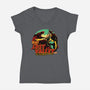 The Lost Valley-Womens-V-Neck-Tee-daobiwan