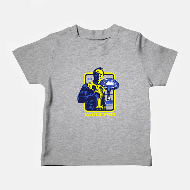 Vault Tec Coop-Baby-Basic-Tee-rocketman_art