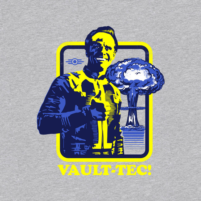 Vault Tec Coop-Unisex-Basic-Tee-rocketman_art