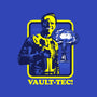 Vault Tec Coop-Unisex-Basic-Tee-rocketman_art