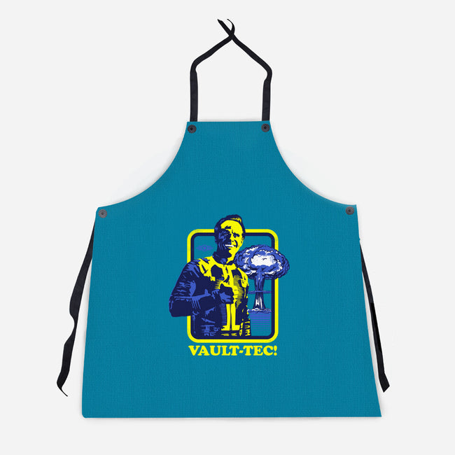 Vault Tec Coop-Unisex-Kitchen-Apron-rocketman_art