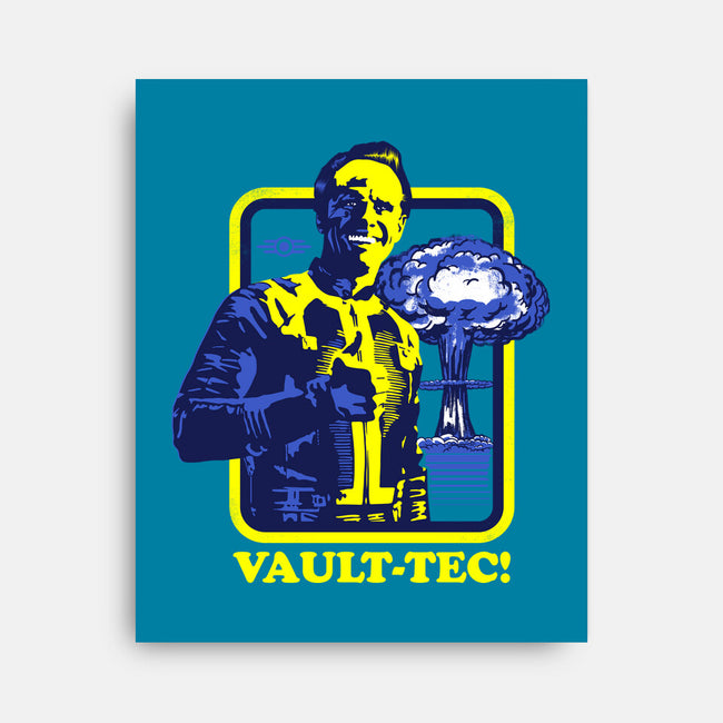 Vault Tec Coop-None-Stretched-Canvas-rocketman_art