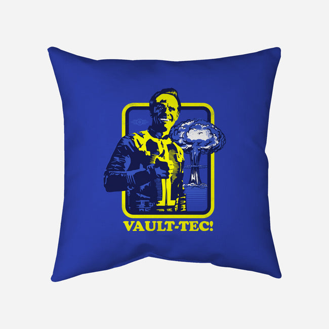 Vault Tec Coop-None-Removable Cover-Throw Pillow-rocketman_art