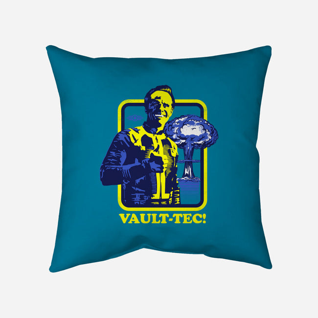 Vault Tec Coop-None-Removable Cover-Throw Pillow-rocketman_art