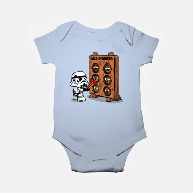 Whack A Wookie-Baby-Basic-Onesie-MelesMeles