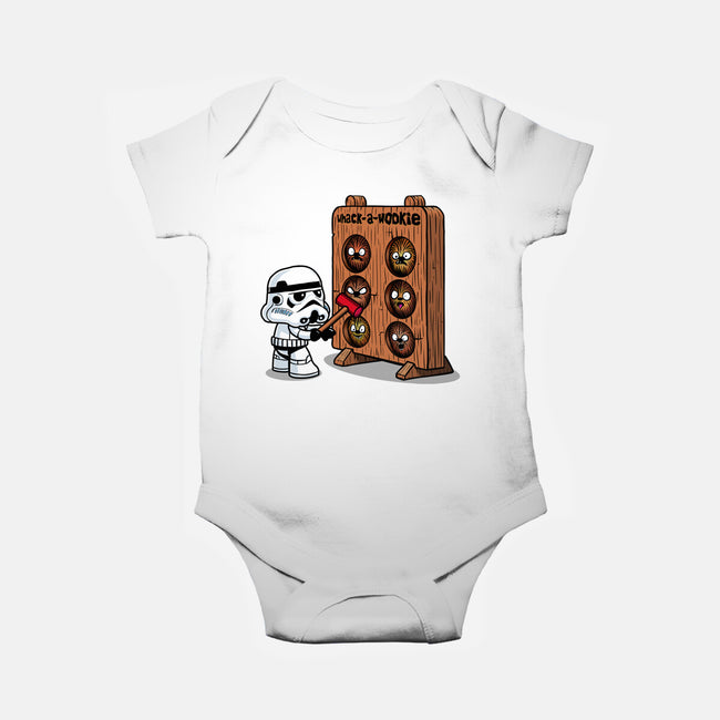 Whack A Wookie-Baby-Basic-Onesie-MelesMeles