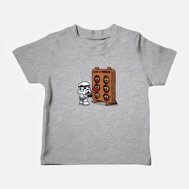 Whack A Wookie-Baby-Basic-Tee-MelesMeles