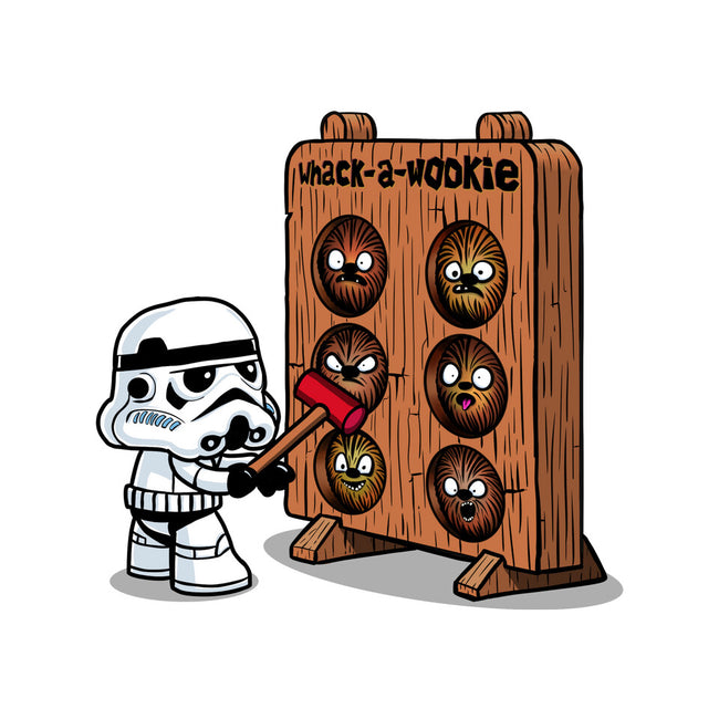 Whack A Wookie-None-Glossy-Sticker-MelesMeles