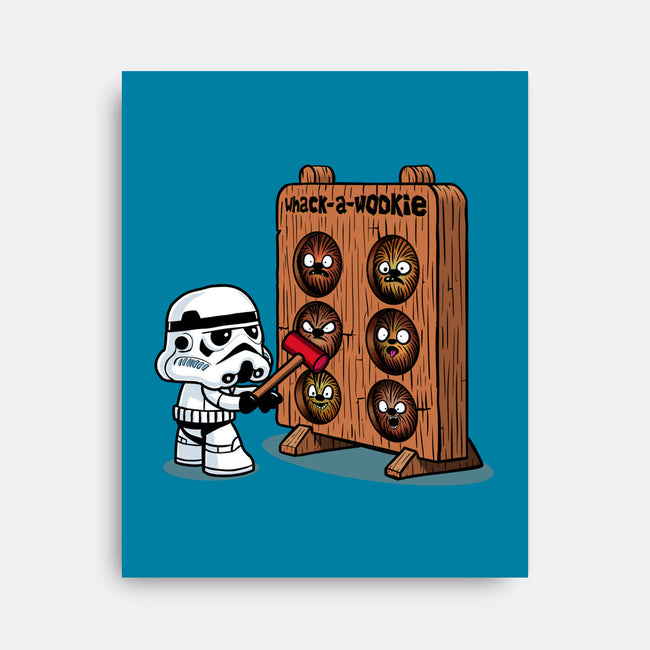 Whack A Wookie-None-Stretched-Canvas-MelesMeles