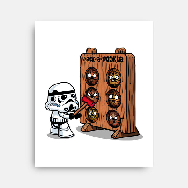 Whack A Wookie-None-Stretched-Canvas-MelesMeles