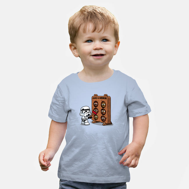 Whack A Wookie-Baby-Basic-Tee-MelesMeles