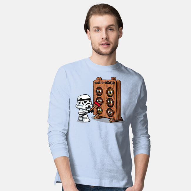 Whack A Wookie-Mens-Long Sleeved-Tee-MelesMeles