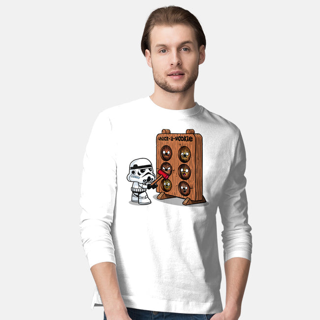 Whack A Wookie-Mens-Long Sleeved-Tee-MelesMeles