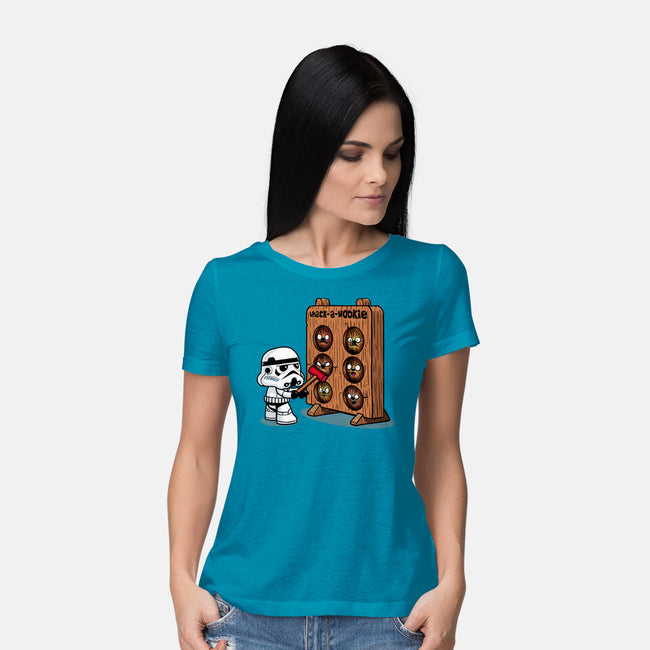 Whack A Wookie-Womens-Basic-Tee-MelesMeles