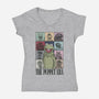 The Puppet Era-Womens-V-Neck-Tee-NMdesign