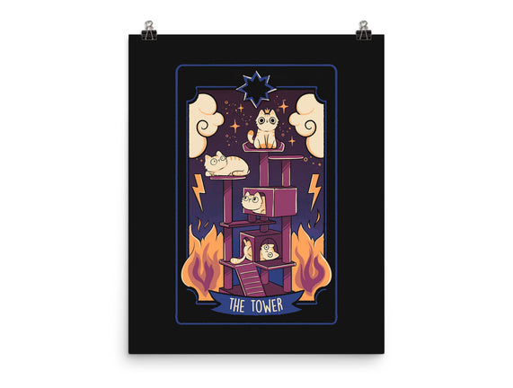 The Tower Cat Tarot