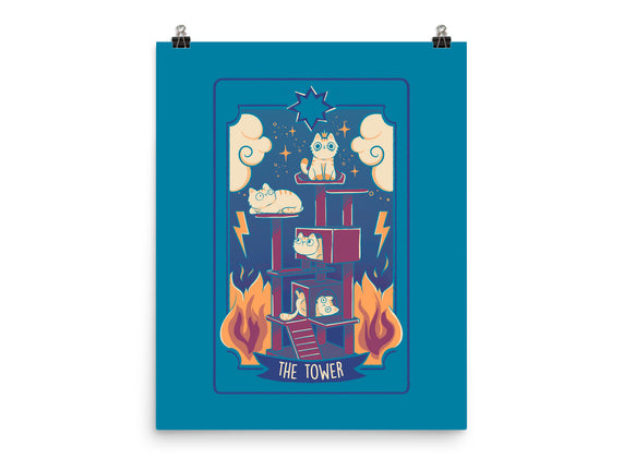 The Tower Cat Tarot