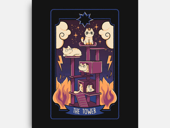 The Tower Cat Tarot