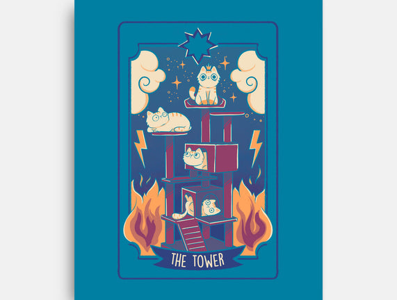 The Tower Cat Tarot