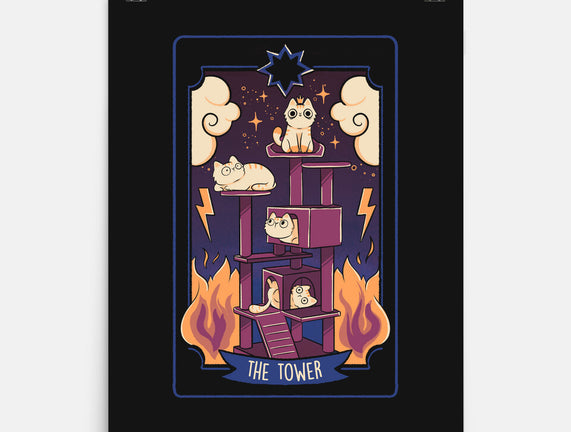 The Tower Cat Tarot