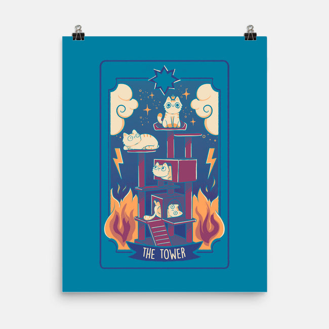 The Tower Cat Tarot-None-Matte-Poster-tobefonseca