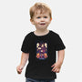 The Tower Cat Tarot-Baby-Basic-Tee-tobefonseca