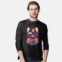 The Tower Cat Tarot-Mens-Long Sleeved-Tee-tobefonseca