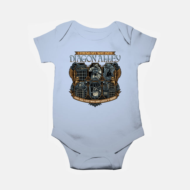 Let's Go To Diagon Alley-Baby-Basic-Onesie-glitchygorilla