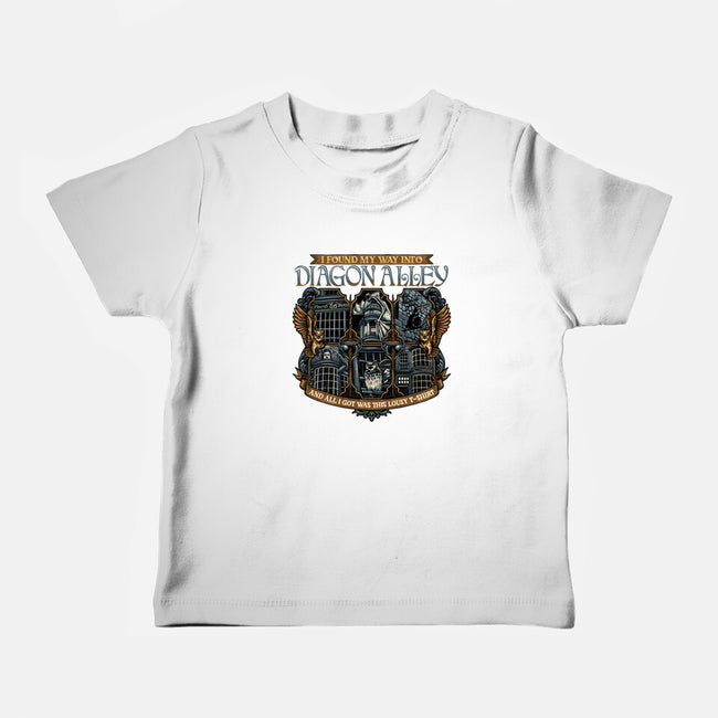 Let's Go To Diagon Alley-Baby-Basic-Tee-glitchygorilla