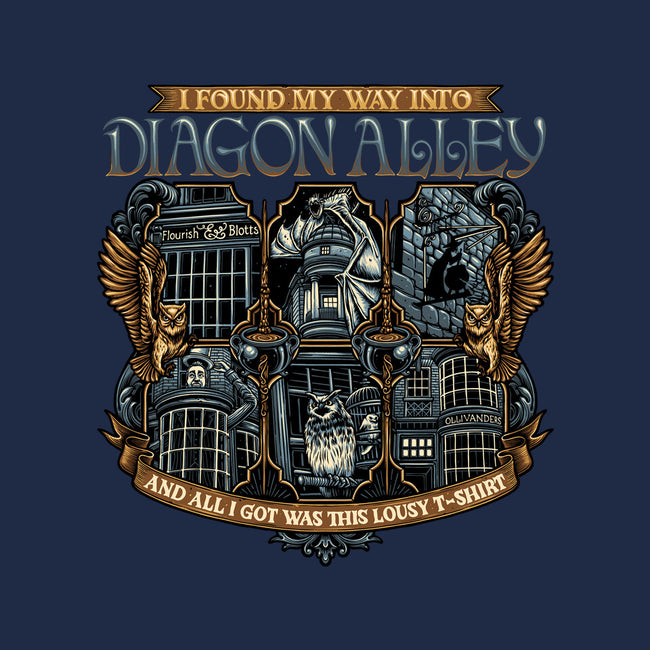 Let's Go To Diagon Alley-None-Adjustable Tote-Bag-glitchygorilla