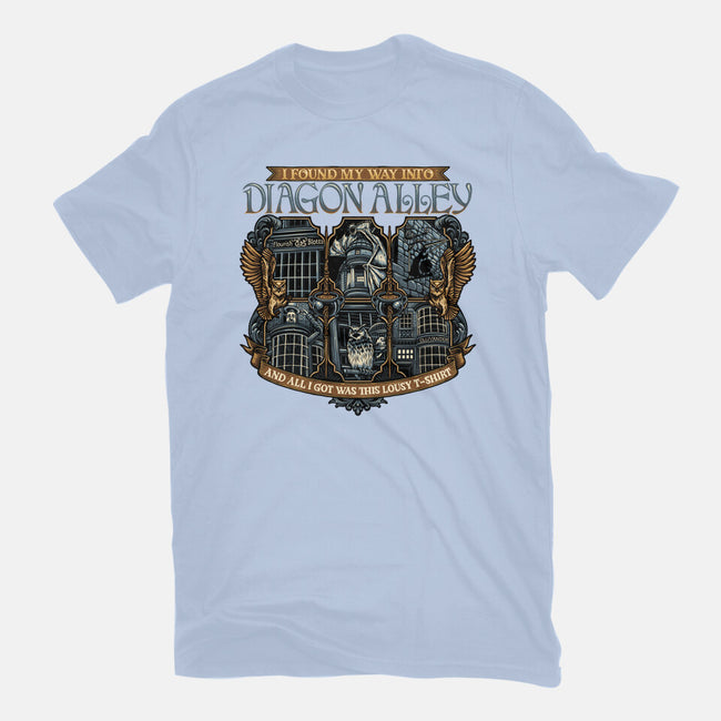 Let's Go To Diagon Alley-Mens-Basic-Tee-glitchygorilla
