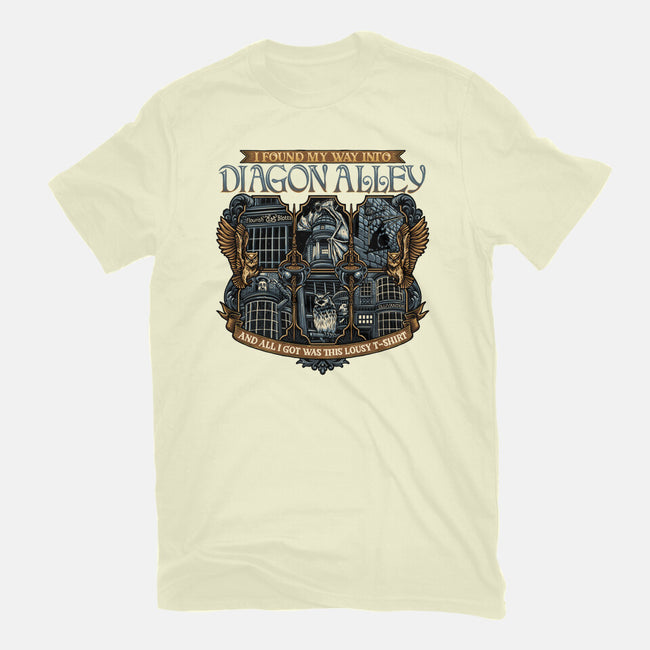 Let's Go To Diagon Alley-Mens-Basic-Tee-glitchygorilla