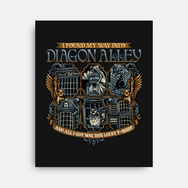 Let's Go To Diagon Alley-None-Stretched-Canvas-glitchygorilla