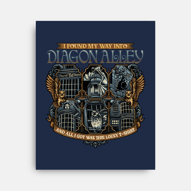 Let's Go To Diagon Alley-None-Stretched-Canvas-glitchygorilla