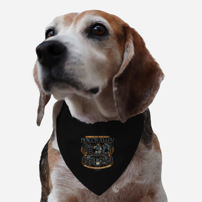 Let's Go To Diagon Alley-Dog-Adjustable-Pet Collar-glitchygorilla