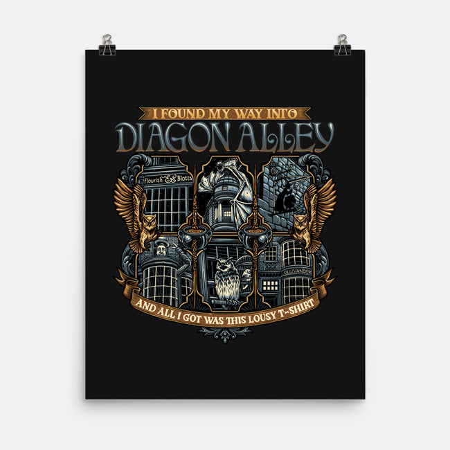 Let's Go To Diagon Alley-None-Matte-Poster-glitchygorilla