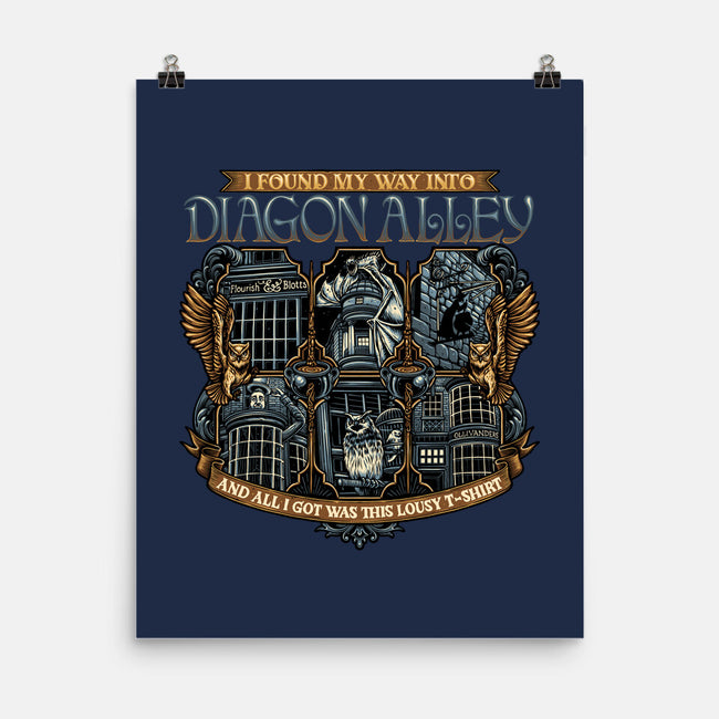 Let's Go To Diagon Alley-None-Matte-Poster-glitchygorilla