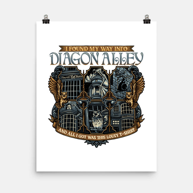 Let's Go To Diagon Alley-None-Matte-Poster-glitchygorilla