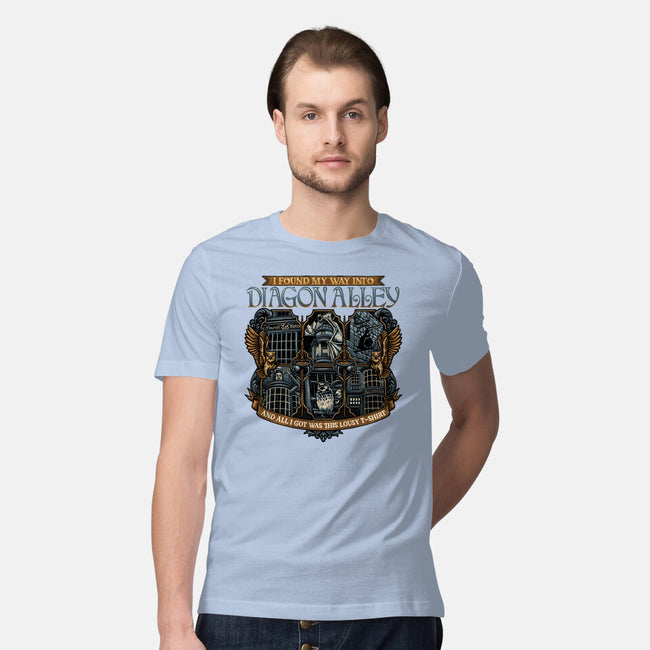 Let's Go To Diagon Alley-Mens-Premium-Tee-glitchygorilla