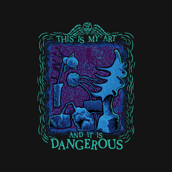 Dangerous Art-Womens-Off Shoulder-Tee-daobiwan