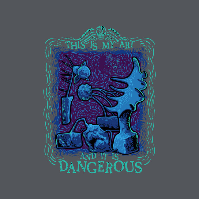 Dangerous Art-Womens-V-Neck-Tee-daobiwan