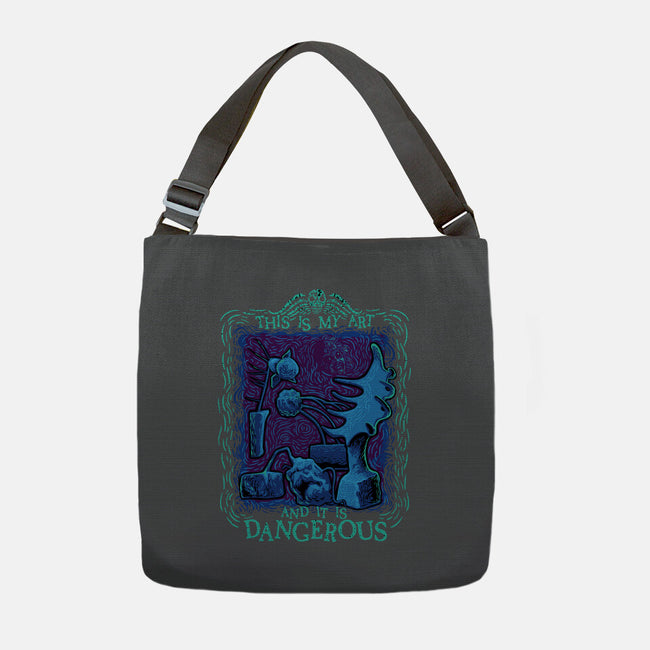 Dangerous Art-None-Adjustable Tote-Bag-daobiwan