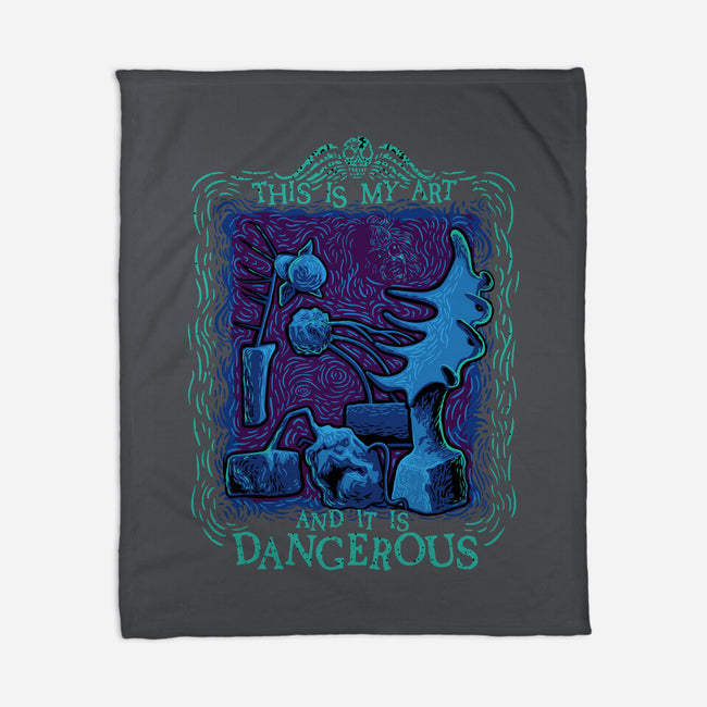 Dangerous Art-None-Fleece-Blanket-daobiwan