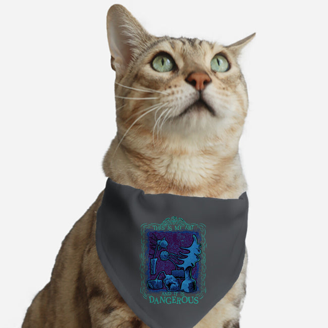 Dangerous Art-Cat-Adjustable-Pet Collar-daobiwan