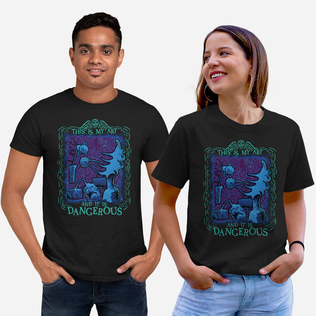 Dangerous Art-Unisex-Basic-Tee-daobiwan