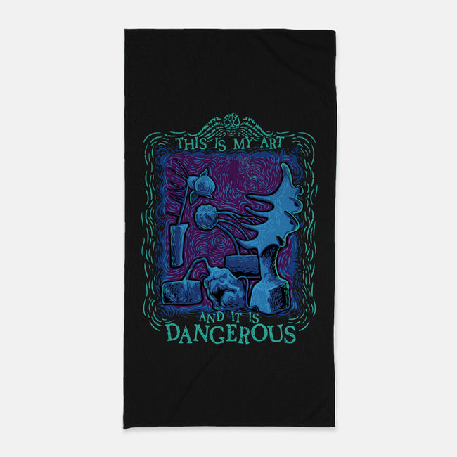 Dangerous Art-None-Beach-Towel-daobiwan